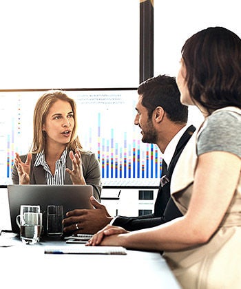 colleagues in a meeting