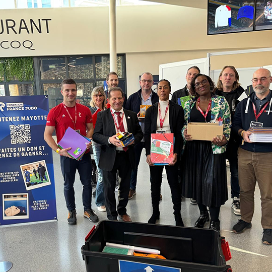 France Judo Kyocera - soutien Mayotte