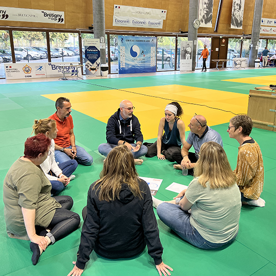 Action sociale Kyocera et France Judo