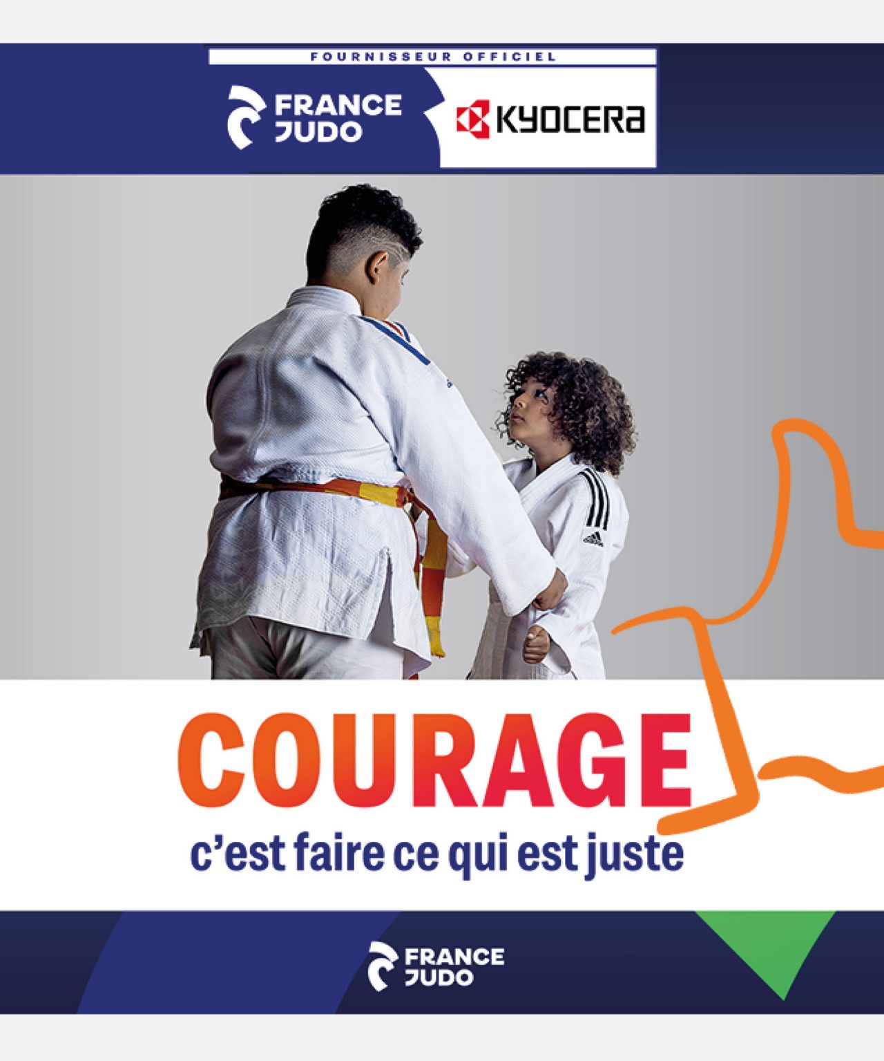 Valeur Judo- Courage- Kyocera Document Solutions France