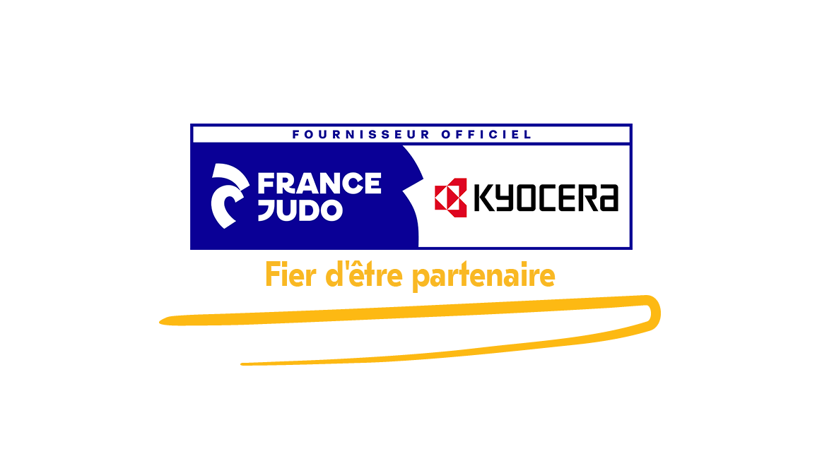 Kyocera partenaire de France Judo.