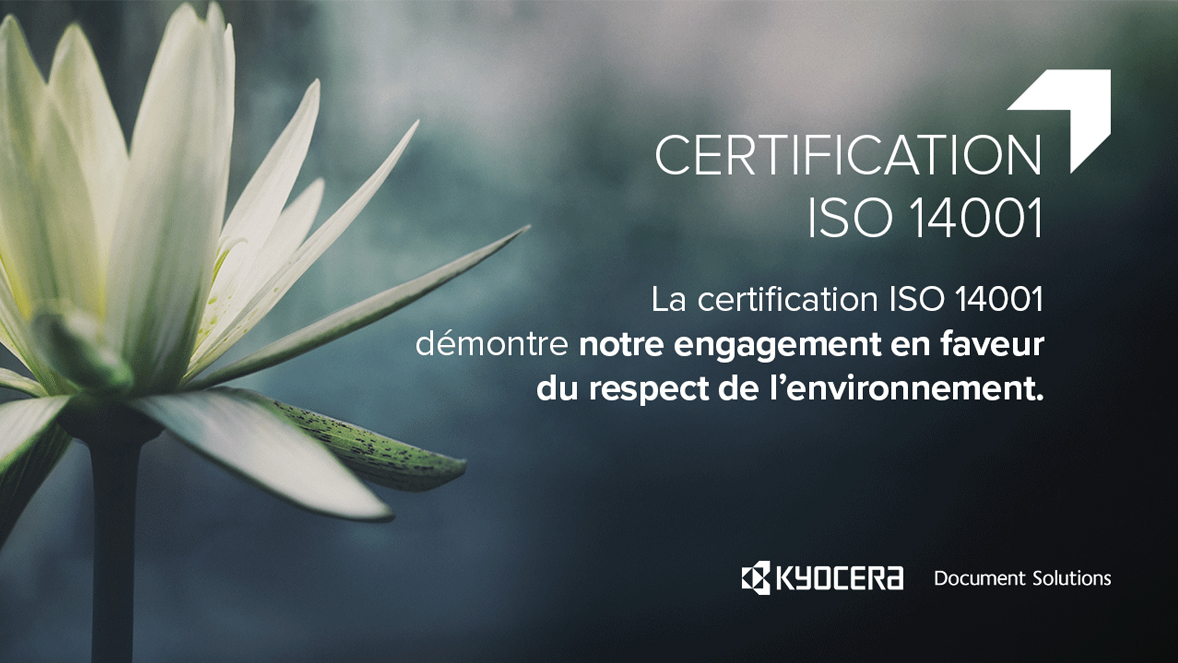 certification iso 14001