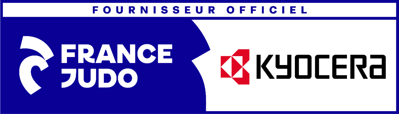 Logo fournisseur officiel Kyocera et France Judo