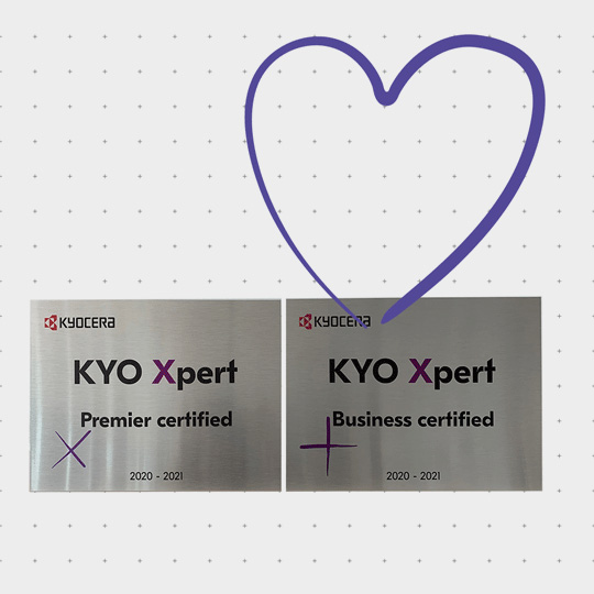 Vos plaques de partenariat KYO Xpert