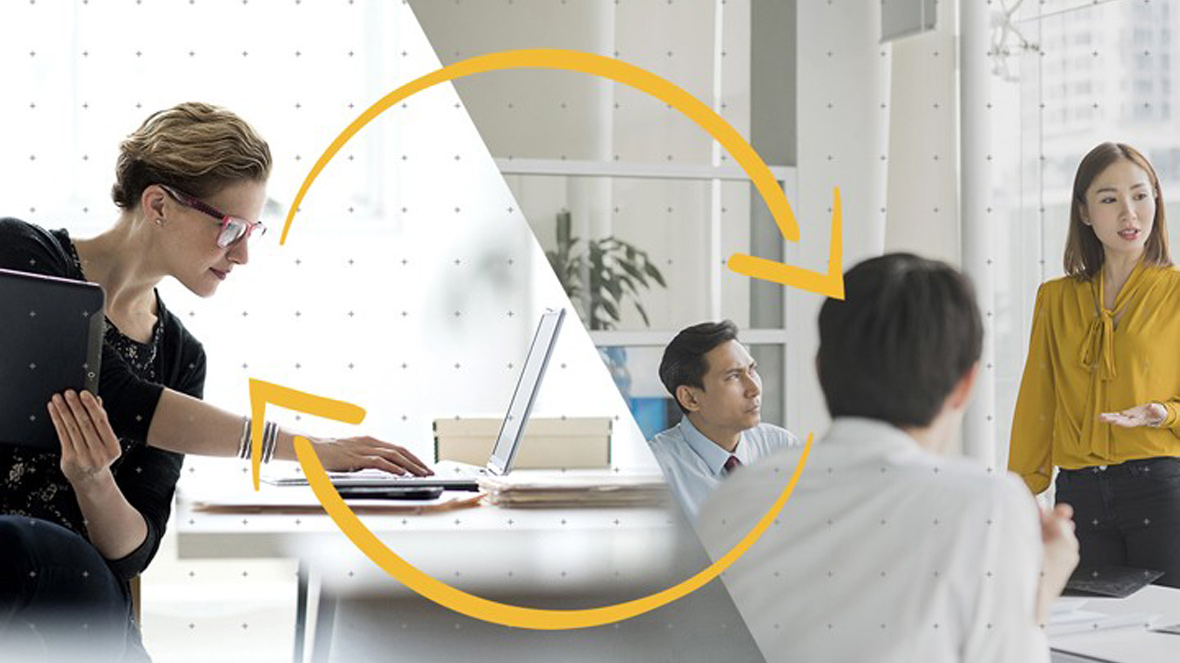 nouvelle ère de travail hybride