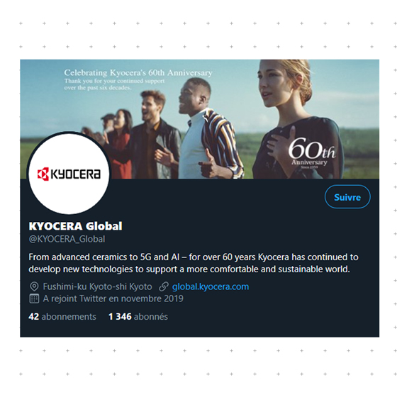 Kyocera Globale Twitter