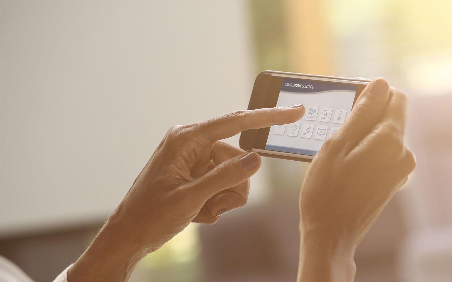 close up of hands using a smartphone 